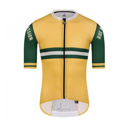 MONTON Rövid ujjú kerékpáros mez - JOE - sárga/zöld