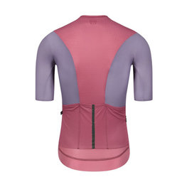 MONTON Rövid ujjú kerékpáros mez - CHECHEN - piros/lila