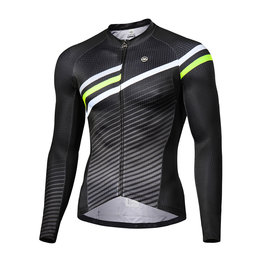 MONTON Hosszú ujjú kerékpáros mez nyári - FLYBY SUMMER - fekete