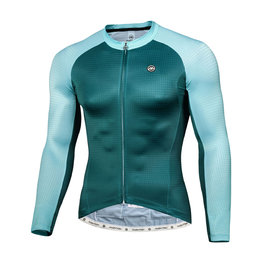 MONTON Hosszú ujjú kerékpáros mez nyári - LEJO SUMMER - zöld