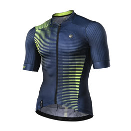 MONTON Rövid ujjú kerékpáros mez - FLEETING - fekete/sárga