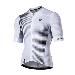 MONTON Rövid ujjú kerékpáros mez - FLEETING - fekete/fehér