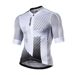 MONTON Rövid ujjú kerékpáros mez - ILLUMINATION - fekete/fehér