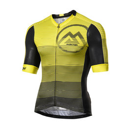 MONTON Rövid ujjú kerékpáros mez - GRADIANT FUN - sárga/fekete