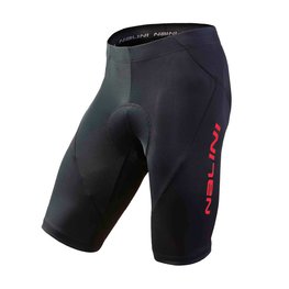 NALINI Rövid kerékpáros nadrág kantár nélkül - AHS GRUPPO - piros/fekete