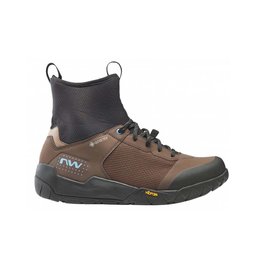 NORTHWAVE Kerékpáros cipő - MULTICROSS MID GTX - barna/fekete