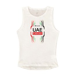 PISSEI Ujjatlan kerékpáros póló - UAE TEAM EMIRATES 2024 - fehér