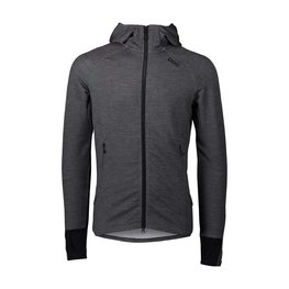 POC póló - MERINO ZIP HOOD - szürke