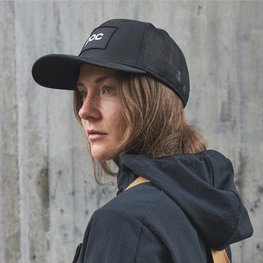 POC Kerékpáros sapka - TRUCKER - fehér/fekete