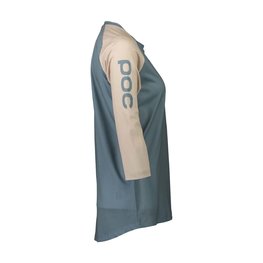 POC Rövid ujjú kerékpáros mez - MTB PURE 3/4 LADY - világoskék/bézs