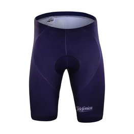 BONAVELO Rövid kerékpáros nadrág kantár nélkül - MOVISTAR 2017  - kék