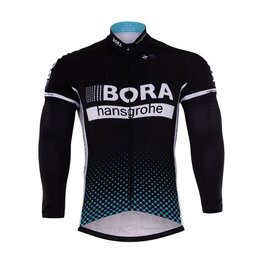 Hosszú ujjú kerékpáros mez nyári - BORA 2017 SUMMER - fekete