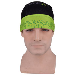 Kerékpáros bandana - DIMENSION DATA 2018 - fekete/zöld