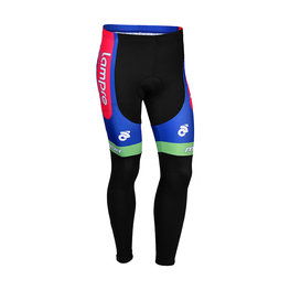 Hosszú kerékpáros nadrág kantár nélkül - LAMPRE 2013 WINTER - kék/rózsaszín/fekete