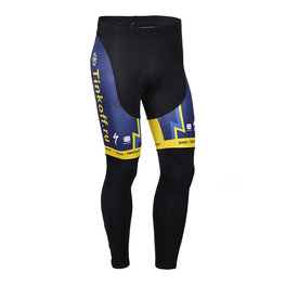 Hosszú kerékpáros nadrág kantár nélkül - SAXO BANK 2013 WNT - kék/sárga/fekete