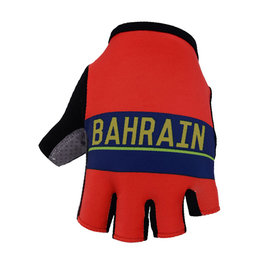 Kerékpáros kesztyű rövid ujjal - BAHRAIN MERIDA 2018 - kék/piros