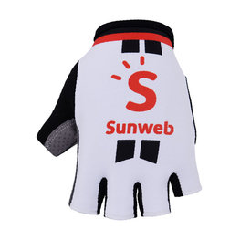 Kerékpáros kesztyű rövid ujjal - SUNWEB 2018 - piros/fehér