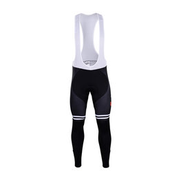 BONAVELO Hosszú kerékpáros nadrág kantárral - TREK 2019 SUMMER - fekete