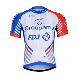 BONAVELO Rövid ujjú kerékpáros mez - GROUPAMA FDJ 2019 - fehér