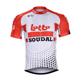 BONAVELO Rövid ujjú kerékpáros mez - LOTTO SOUDAL 2019 - fehér