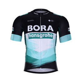 BONAVELO Rövid ujjú kerékpáros mez - BORA 2020 - fehér/fekete/zöld