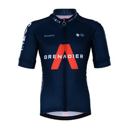 BONAVELO Rövid ujjú kerékpáros mez - INEOS 2021 KIDS - fekete/piros