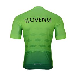 BONAVELO Rövid ujjú kerékpáros mez - SLOVENIA ll. - zöld
