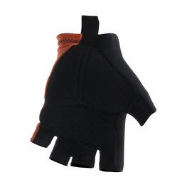 SANTINI Kerékpáros kesztyű rövid ujjal - BRISK - narancssárga