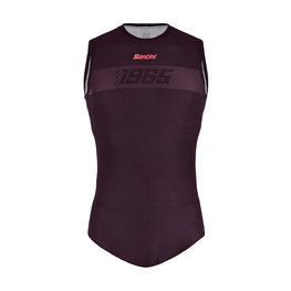 SANTINI Rövid ujjú kerékpáros póló - 1965 - bordó