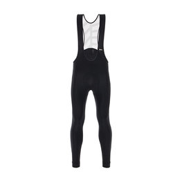 SANTINI Hosszú kerékpáros nadrág kantárral - SVOLTA WINTER - fekete/fehér