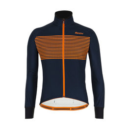 SANTINI Kerékpáros dzseki béléssel - COLORE - kék/narancssárga