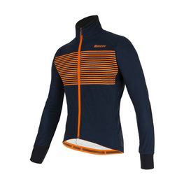SANTINI Kerékpáros dzseki béléssel - COLORE - kék/narancssárga