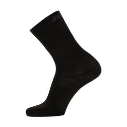 SANTINI Klasszikus kerékpáros zokni - WOOL SOCKS - fekete