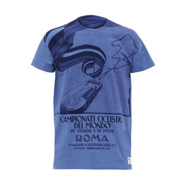 SANTINI Rövid ujjú kerékpáros póló - UCI STORY - kék/színes