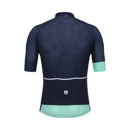 SANTINI Rövid ujjú kerékpáros mez - SOFFIO - kék