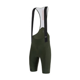 SANTINI Rövid kerékpáros nadrág kantárral - TONO PURO - zöld