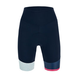 SANTINI Rövid kerékpáros nadrág kantár nélkül - GIADA HIP LADY - kék