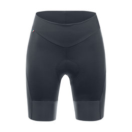 SANTINI Rövid kerékpáros nadrág kantár nélkül - PRO ALBA LADY - szürke