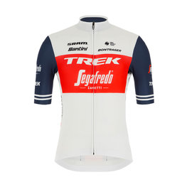 SANTINI Rövid ujjú kerékpáros mez - TREK SEGAFREDO 2021 - piros/fehér/kék