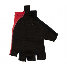 SANTINI Kerékpáros kesztyű rövid ujjal - CUBO  - piros