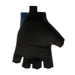 SANTINI Kerékpáros kesztyű rövid ujjal - TREK 2020 LADY - kék/fekete