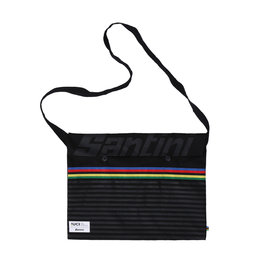 SANTINI Kerékpáros táska - UCI RAINBOW - fekete