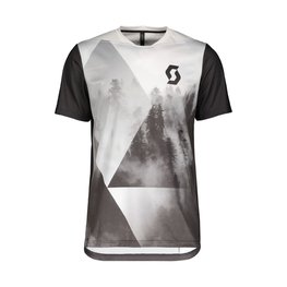 SCOTT Rövid ujjú kerékpáros mez - TRAIL FLOW PRO - fehér/szürke