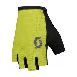 SCOTT Kerékpáros kesztyű rövid ujjal - ASPECT SPORT GEL SF - fekete/sárga