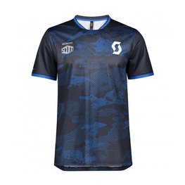 SCOTT Rövid ujjú kerékpáros mez - TRAIL FLOW - kék