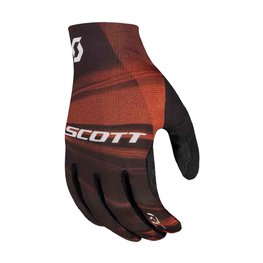 SCOTT Kerékpáros kesztyű hosszú ujjal - RC PRO LF - fehér/piros/fekete
