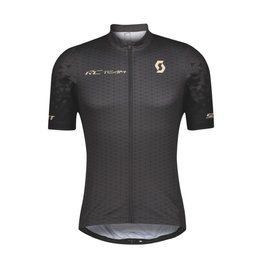 SCOTT Rövid ujjú kerékpáros mez - RC TEAM 10 - szürke/bézs