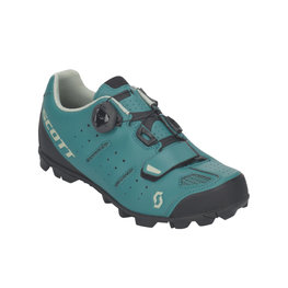 SCOTT Kerékpáros cipő - MTB ELITE BOA LADY - fekete/zöld