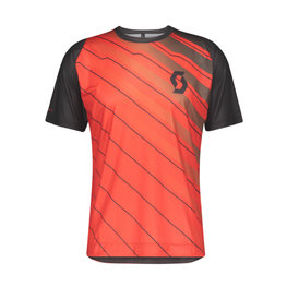 SCOTT Rövid ujjú kerékpáros mez - TRAIL VERTIC - piros/szürke