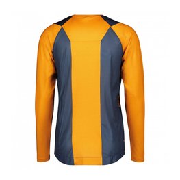 SCOTT Hosszú ujjú kerékpáros mez nyári - TRAIL VERTIC LS - kék/narancssárga